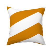 Orange and White Chevron