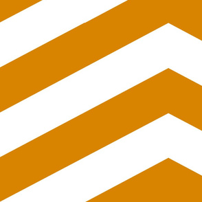 Orange and White Chevron