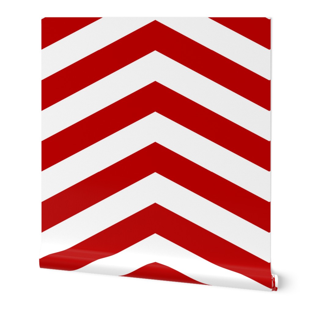 Red and White Chevron