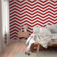 Red and White Chevron