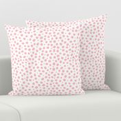 Cheetah Spots - Pink on White