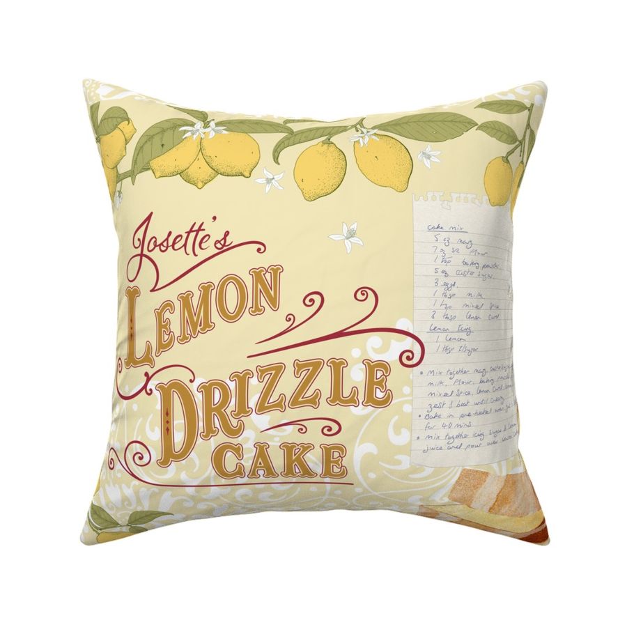 Josette's Lemon Drizzle Cake Tea Towel