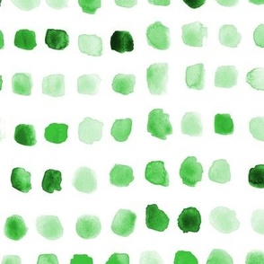 Jade green Rainbow watercolor spots - painted colorful stains for modern nursery_ kids_ baby p309