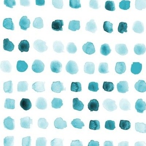 Emerald watercolor spots - painted colorful stains for modern nursery_ kids_ baby p309