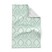 Sanibel - Art Deco Geometric Mint Green Large Scale