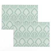 Sanibel - Art Deco Geometric Mint Green Large Scale