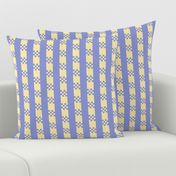 JP20 - Art Deco Checked Stripes in Yellow and Violet