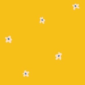 Daisy Dots (yellow and blue) 