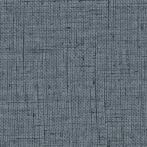 Linen Textured Solid - Dark Steel Grey