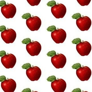 Red apple print