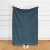 Linen Textured Solid - Dark Blue