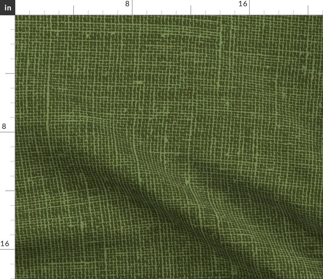 Linen Textured Solid - Hunter Green