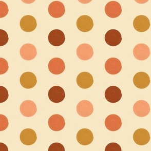 Warm Neutral Polka Dots 