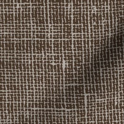 Linen Textured Solid - Brown