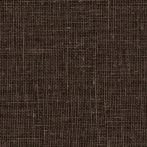 Linen Textured Solid - Dark Brown