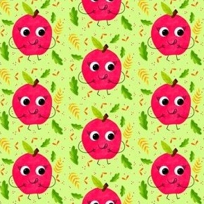 Cute Apples // Baby // Nursery // 4x4