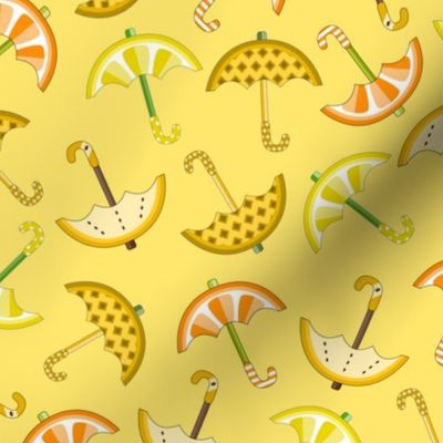 Yellow Fruit Umbrellas