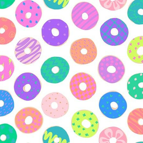 colorful donuts