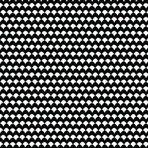 Ovals Seamless Pattern - Black + White