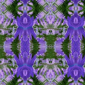 purple fern elve violet lilac Neo Art Deco table runner tablecloth napkin placemat dining pillow duvet cover throw blanket curtain drape upholstery cushion duvet cover wallpaper fabric living decor