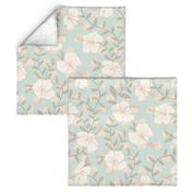 Hibiscus Art Deco Chintz