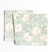 Hibiscus Art Deco Chintz