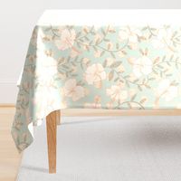 Hibiscus Art Deco Chintz