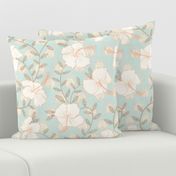 Hibiscus Art Deco Chintz