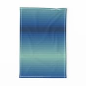 Blue Green Gradient Stripes || ombré retro calm zen
