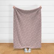 Sweet boho petals and autumn leaves garden Scandinavian minimal neutral nursery mauve purple