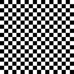 Black and white checker