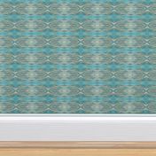 Tapestry Texture of Wood with Knots and Burls - Aqua Blue - Grey - Crosswise