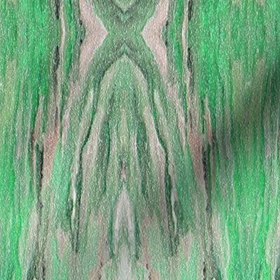 Tapestry Texture of Wood with Knots and Burls  - Spring Green - Ecru -Lengthwise