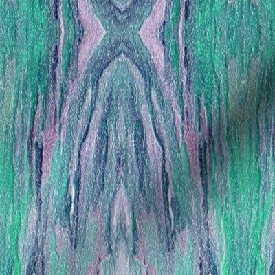 Tapestry Texture of Wood with Knots and Burls - Pink - Green - Lengthwise