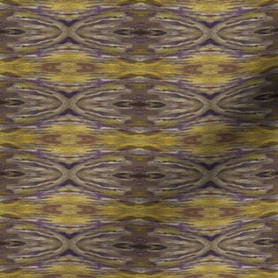 Tapestry Texture of Wood with Knots and Burls - Purple - Olive Green - Gold - Crosswise