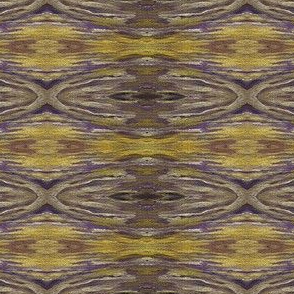 Tapestry Texture of Wood with Knots and Burls - Purple - Olive Green - Gold - Crosswise