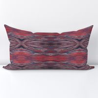 Tapestry of Wooden Texture with Knots and Burls - Crimson - Purple - Lengthwise
