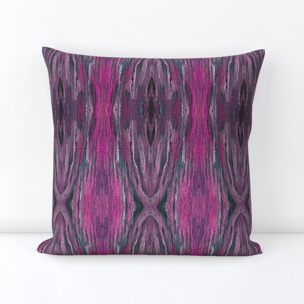 Tapestry of Wood Texture with Knots and Burls - in Lavender and Magenta