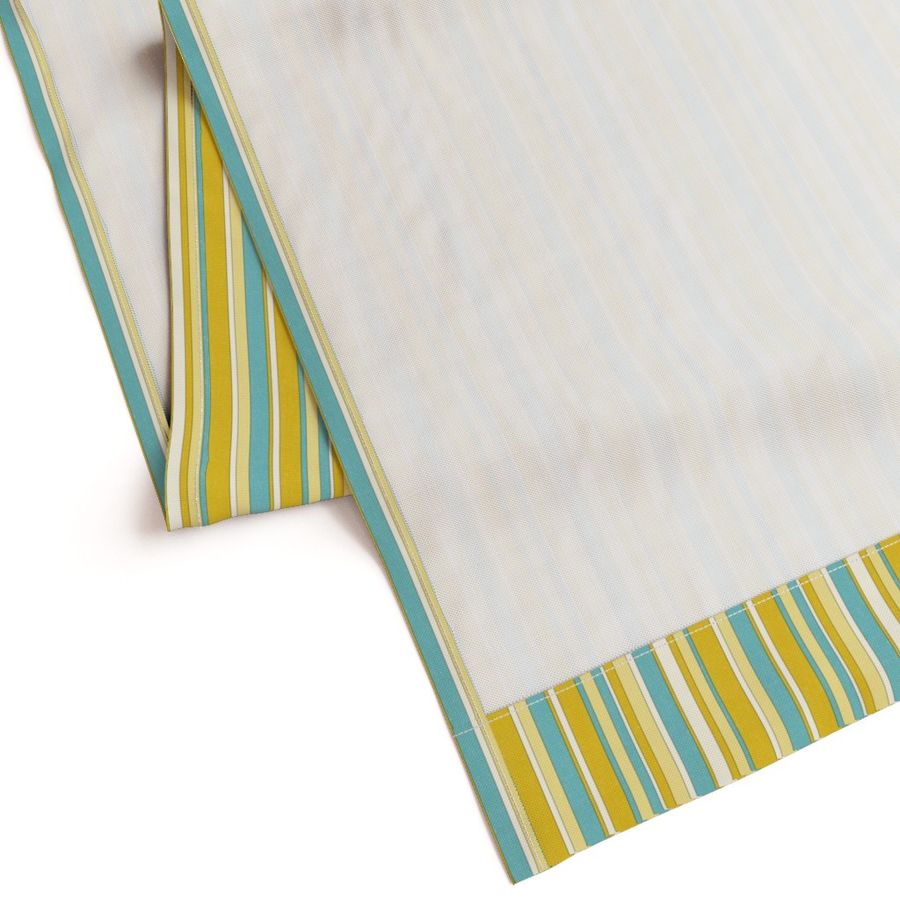 Safari Stripe - egyptian gold/turquoise