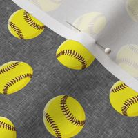 Softballs - grey linen - C20BS