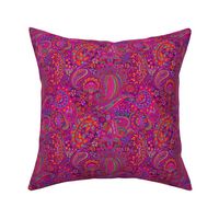 Pink Paisley - Magenta