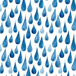 watercolor rain pattern