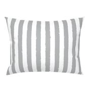 Distress Stripe Gray White