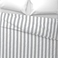 Distress Stripe Gray White