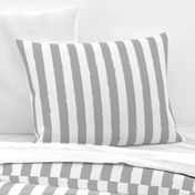 Distress Stripe Gray White