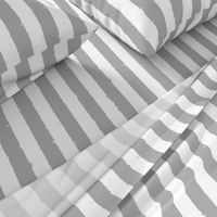 Distress Stripe Gray White