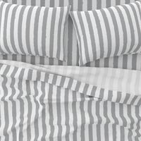 Distress Stripe Gray White