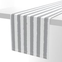 Distress Stripe Gray White