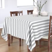 Distress Stripe Gray White