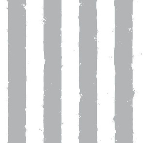 Distress Stripe Gray White